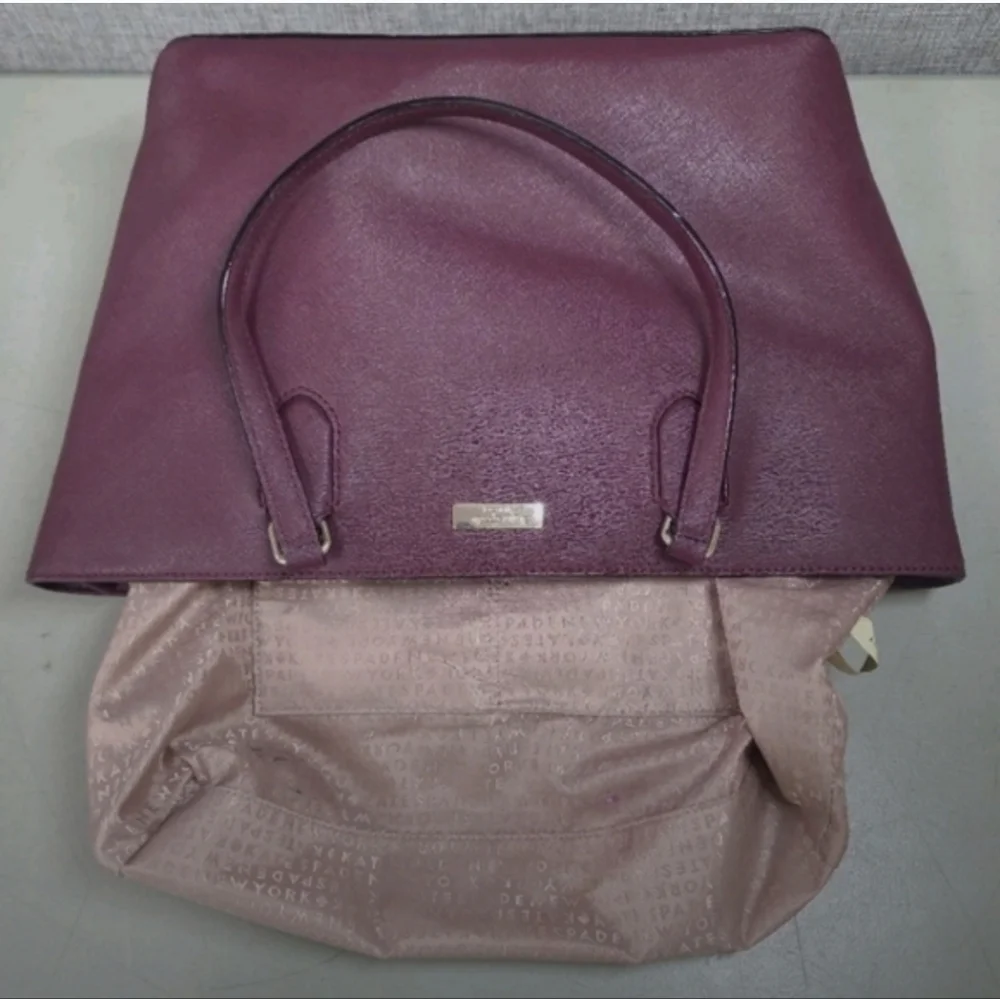Kate Spade Deep Purple Tote Bag - Picture 5 of 9